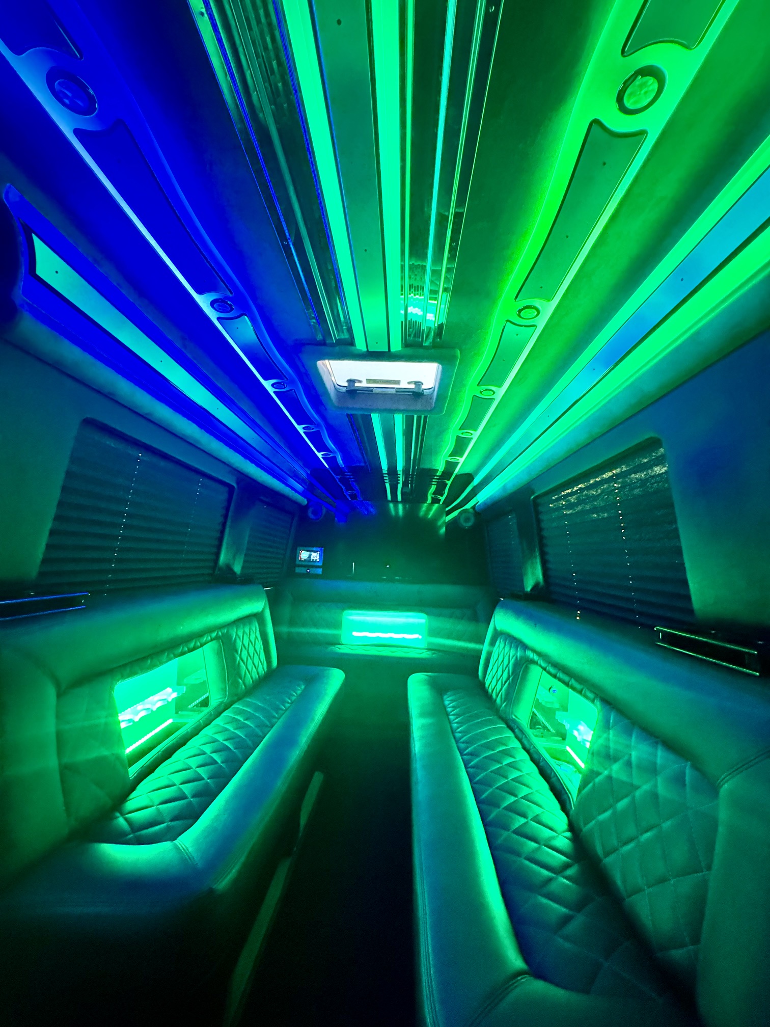 Luxury limo interior